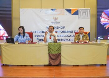 Tiga Tim Pemenangan Capres Di Sulteng Hadiri Sosialisasi Keterbukaan Informasi Pemilu.