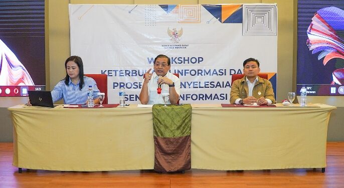 Tiga Tim Pemenangan Capres Di Sulteng Hadiri Sosialisasi Keterbukaan Informasi Pemilu.